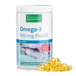 Sanct Bernhard Omega-3 Fischöl-Kapseln 500 mg XXL Sparpackung