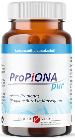Propionsäure Kapseln 500mg - Natrium Propionat | Forum Vita® ProPiONA Pur