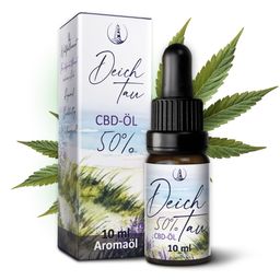 Deichtau CBD Öl 50% - Vollspektrum Hanföl - CBD-Tropfen – Echtes Cannabisöl - Deutsche Marke