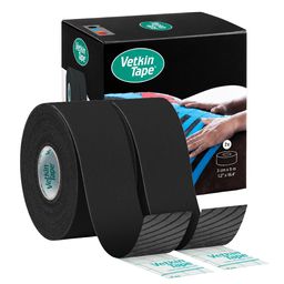 VetkinTape Schmal 2 Rollen,Kinesiotape für Pferde und Hunde