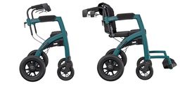 SALJOL Rollz Motion Performance 2in1 Rollator- und Transportrollstuhl