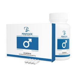 Pentoxx | Mit speziell ausgewählten Inhaltsstoffen | Mittel für Männer | 20 Kapseln