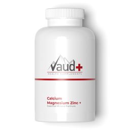 Vaud ® Calcium Magnesium Zinc | Calcium Magnesium Zink Tabletten | Mineralstoff Komplex hochdosiert