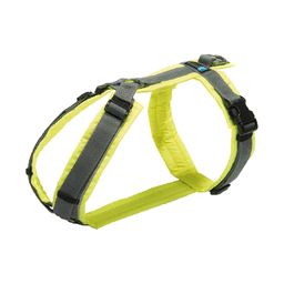 Brustgeschirr Protect - Hundebrustgeschirr - leuchtgelb/grau Gr.L