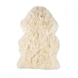 fellhof 100% Lammfell naturweiss 80-90cm, OEKO-TEX-Leather-Standarf zertifiziert, pflegeleicht