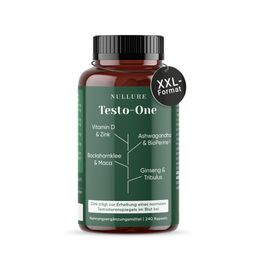 Nullure Testosteron – mit Maca Tribulus Bockshornklee Ashwagandha und Ginseng, 4 Monate