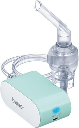 Beurer Inhalator, Inhaliergerät mit Akku zur Behandlung der oberen & unteren Atemwege