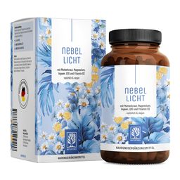 Mutterkraut Komplex hochdosiert 90 vegane Kapseln Magnesium Q10 Migräne Nebellicht NATURTREU®