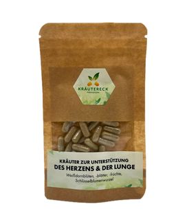 Kräuterkapseln Katze – Herz & Lunge | mit Weißdorn & Schlüsselblume