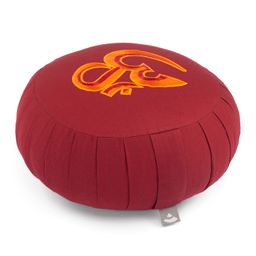bodhi Meditationskissen ZAFU ECO Stick OM, Füllung Dinkelhülsen, bordeaux