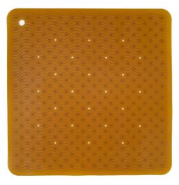 Hevea Badewanneneinlage Naturkautschuk Wave Square Natural