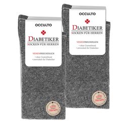 Occulto Herren Diabetikersocken 10er Pack (Modell: Goetz) 10Gry 47-50