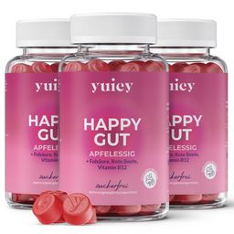 yuicy® Happy Gut - Apfelessig Fruchtgummies | Natürliches Probiotikum für deine Darmgesundheit