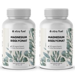 XTRA FUEL Magnesium Bisglycinat - Hochdosiertes Magnesium aus bewährter Glycinat-Verbindung