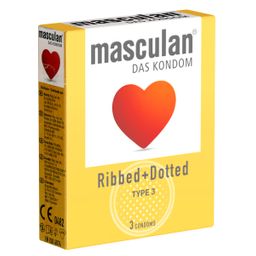 Masculan *Typ 3* (ribbed/dotted)