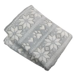 Schecker Hundedecke - Winterdecke Schneeflocke