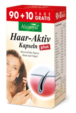 Alsiroyal Haar-Aktiv plus 90 + 10 Kapseln Neu