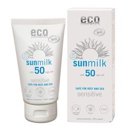 eco cosmetics Sonnenmilch LSF50 sensitive 75ml
