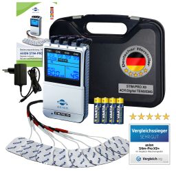 axion® 4 Kanal TENS EMS Kombigerät STIM-PRO X9+ | MEDIZINPRODUKT