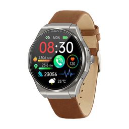 Knauermann PRO 3 (2024) Gesundheitsuhr mit Telefon & Notruffunktion SOS Taste