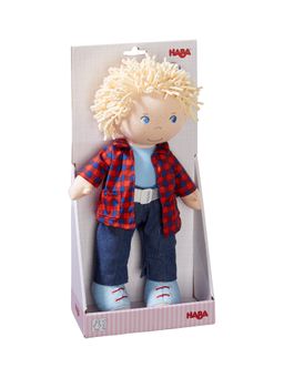 HABA Stoffpuppe Puppe Nick, 30 cm