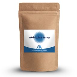 natürlich lang leben Aktivkohle Pulver