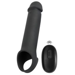 Penishülle „RC Penis Extension“ mit 10 Vibrationsmodi | Rebel