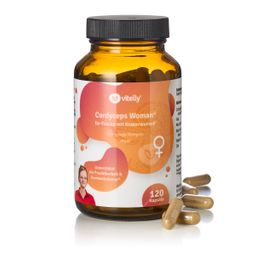 vitelly Cordyceps Woman® Zyklus Kapseln für Frauen mit Kinderwunsch ausreichend für einen Monat
