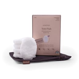 waschies alternative zu Einweg- Wattepad, wiederverwendbares Toner-Pads Set inkl. Waschsäckchen