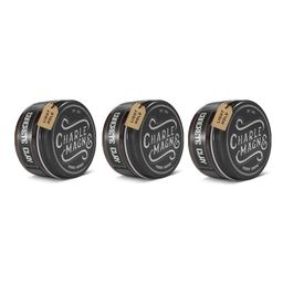 Charlemagne Original Haarpomade – Old School Duft – leichter Halt – 3er-Pack