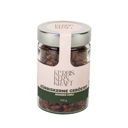 Kürbiskerne geröstet Schoko Chili – proteinreich – Snack