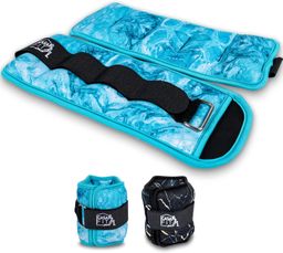 Gewichtsmanschetten - blue swirl (2 - 0,5kg)