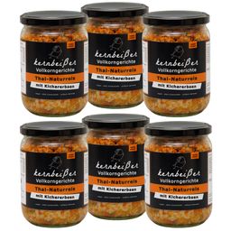 Kernbeißer Vollkorngerichte: Thai-Naturreis mit Kichererbsen