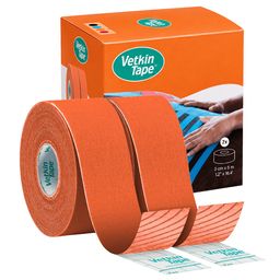 VetkinTape Schmal 2 Rollen,Kinesiotape für Pferde und Hunde