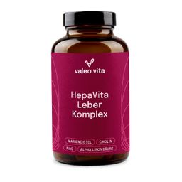 Valeo Vita® HepaVita-Plus Leberkur – 120 Kapseln hochdosiert mit Mariendistel, Artischocke & Cholin