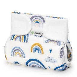 Spreizhöschen für Breites Wickeln Klett 3-6 kg Blue Rainbow