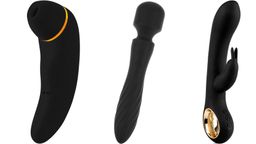 HUGBOX Sextoy Geschenkset 3-in-1 – Klitorisstimulator, Rabbit & Wand Vibrator