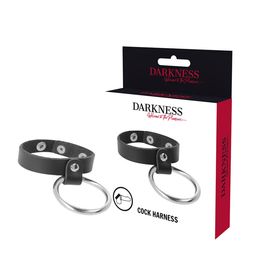 Darkness - Penis- und Hodenring – Metallring für Ausdauer