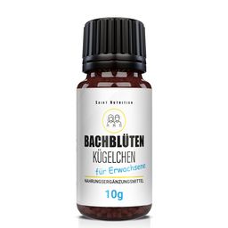 Saint Nutrition® Bachblüten Kügelchen für Erwachsene | sanfte Unterstützung bei Stress