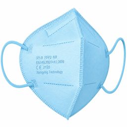IZO&DOR FFP2 NR Atemschutzmaske Hellblau | CE-zertifiziert | 5-lagig | EN149:2001+A1:2020