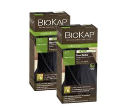 Biokap Naturkosmetik Haarfarbe Naturschwarz 1.0 duo