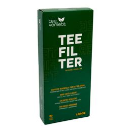 teeverliebt  - Teefilter aus Papier für losen Tee Größe L