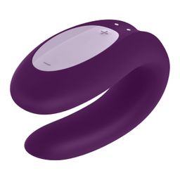 Satisfyer Double Joy Paarvibrator - Violett