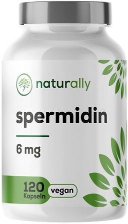 naturally Spermidin 6 mg Kapseln | aus natürlichem Weizenkeimextrakt