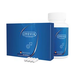 Erovix | Kapseln für Männer | Mit Maca, L-Arginin, Citrullin & Zink | Nahrungsergänzungsmittel