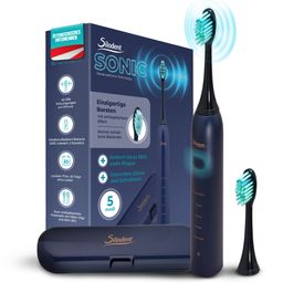 Silodent Schallzahnbürste Midnight Blue mit antiseptischen Borsten und fünf Programmen