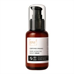 OXY8 Naturkosmetik DEEP HYDRATING NIGHT CREAM – Anti-Aging Nachtcreme für Feuchtigkeit & glatte Haut