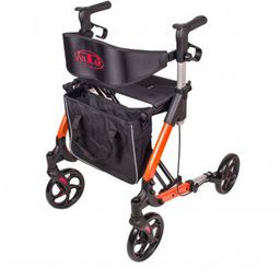 Antar Leichtgewicht Rollator mit extra breitem Rückenpolster
