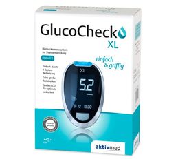 GlucoCheck XL Messgerät [mmol/L] zur Kontrolle des Blutzuckers bei Diabetes mell
