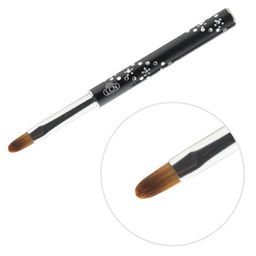 LCN Nagelmodellage Black Premium Gel Pinsel oval groß